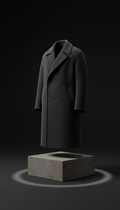 Obsidian Wool Overcoat